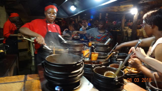 buffet at Boma