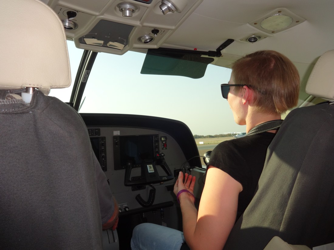 Co-pilot Kirsty