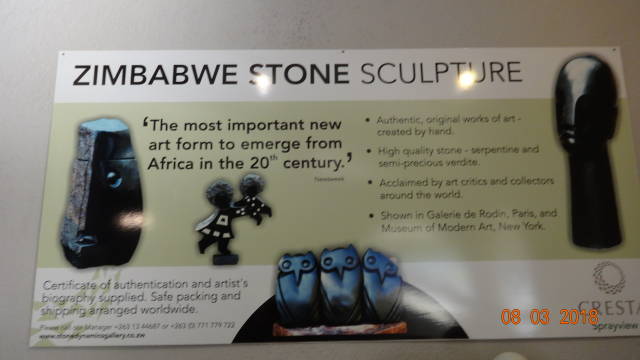stone sculptures at hotel