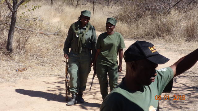 women rangers at Matobo